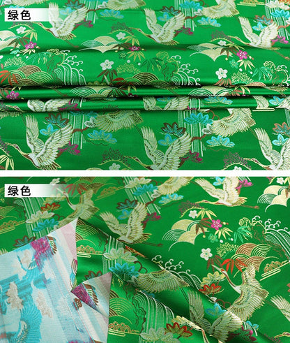 Jacquard Silk Brocade Fabric: Chinese Mongolian Gown, Tibetan Robe Decoration