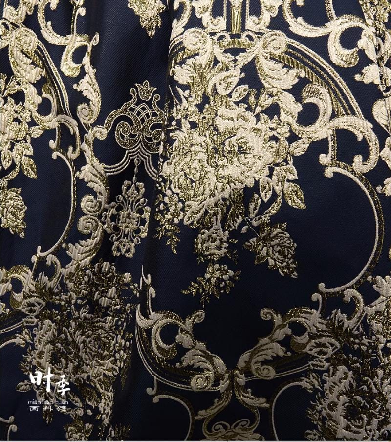 Retro Palace Jacquard Fabric: Damask Upholstery, Sewing & Bookbinding