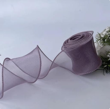 Ruban organza queue de poisson : 4 cm de large, 9 mètres de tissu à faire soi-même