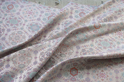 Azure Chinese Silk Brocade Fabric: Baoxiang Song Design, Sewing, Upholstery
