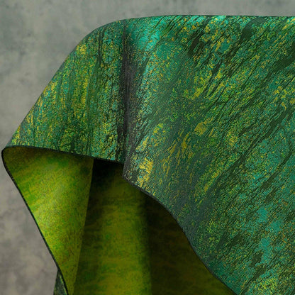 Jacquard Damask Fabric: Retro Palace Green Upholstery & Sewing