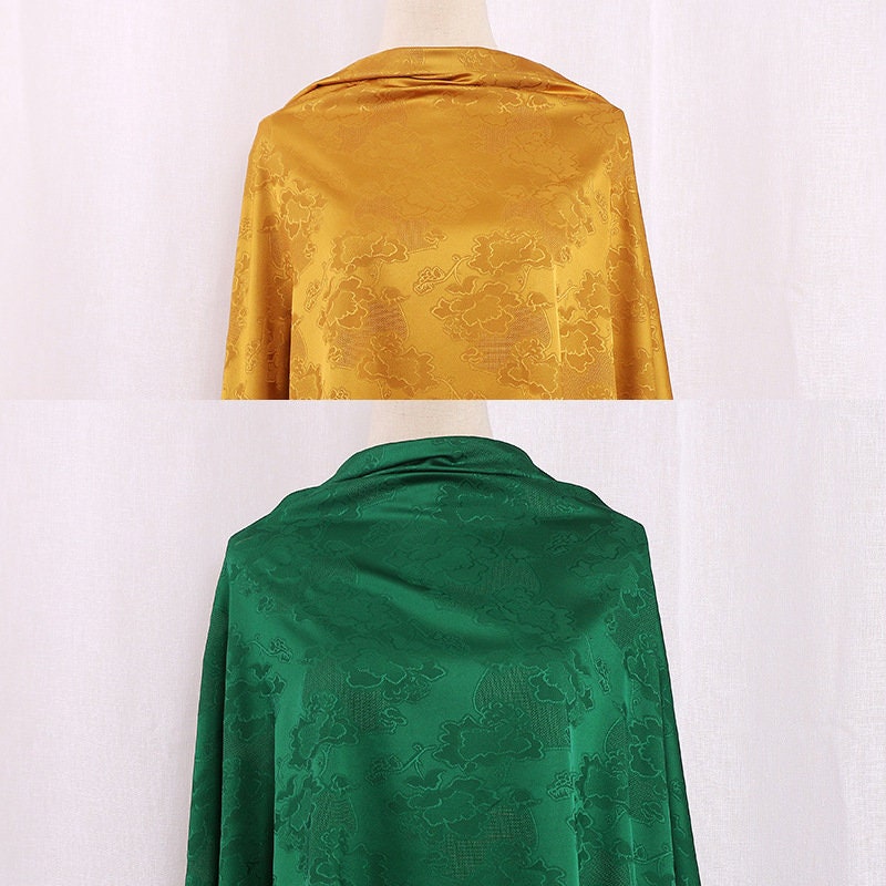 Jacquard Satin Fabric: 59" Wide Upholstery, Costume, Decor