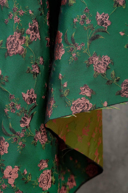 Tissu jacquard chinois vintage : matériau d'ameublement pour costumes de 160 cm de large
