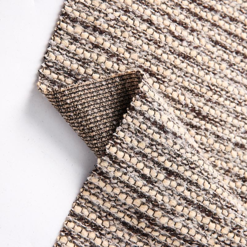 Tissu tweed uni flammé 30 % laine pour manteaux, vestes et chapeaux - Flanelle - Matière pour vêtements automne-hiver, 2 coloris, largeur 147 cm, pour la confection