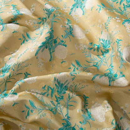 Tissu brocart jacquard à motifs floraux : 150 cm de large, rayonne, matériau de couture
