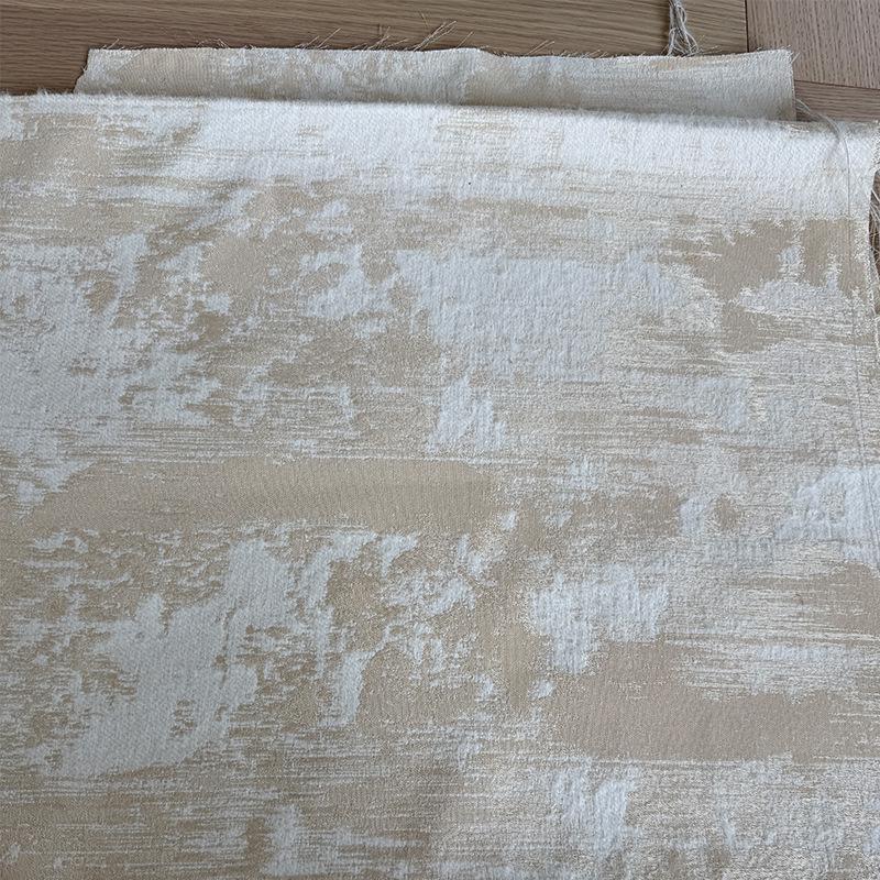 Tissu jacquard chenille épais – Tissu occultant pour rideaux et nappes, hauteur 114 pouces, vendu au mètre (Contin