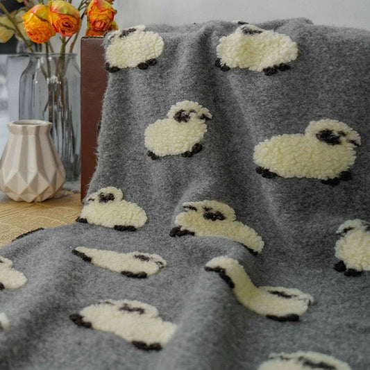 Grey Lamb Velvet Fabric: Plush Polyester Upholstery, 63" Wide - By The Yard
