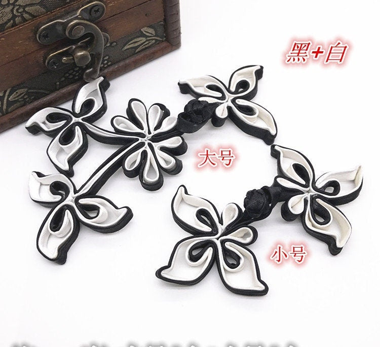 Handmade Satin Chinese Knot Buttons: Cheongsam Sewing Fasteners