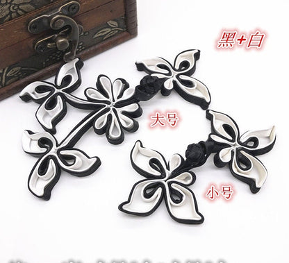 Handmade Satin Chinese Knot Buttons: Cheongsam Sewing Fasteners