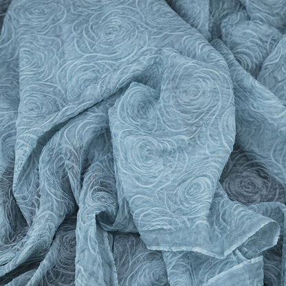 Light Crinkled Chiffon Fabric: 50"W Sheer Wedding & Costume Fabric