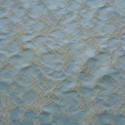 Gold Embroidered Jacquard Fabric: 57"W Luxury Upholstery, Costume, & Decor