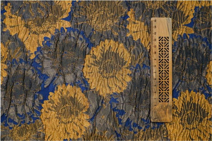 Tissu jacquard à motif floral : style peinture à l’huile, ameublement, costume – 160 cm de large