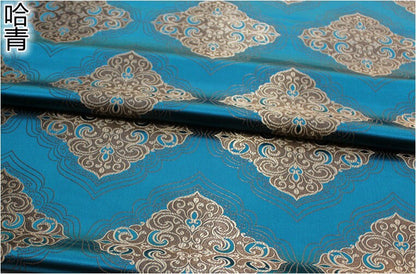 Damask Brocade Fabric: Chinese Style Tibetan Robe Material