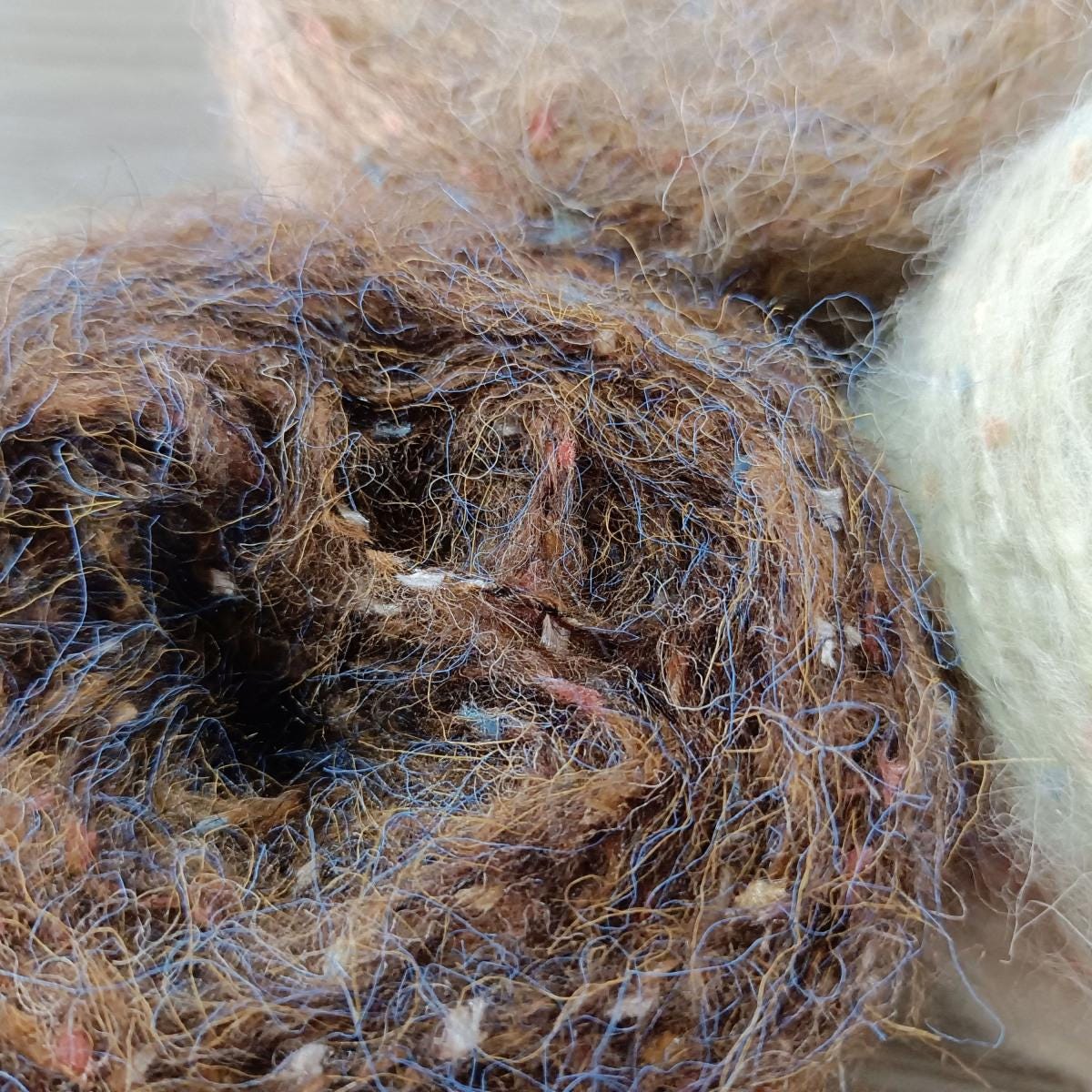 Rainbow Mohair Silk Yarn: Hand-Dyed Lace, Knitting Crochet Weaving