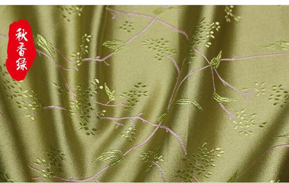 Floral Brocade Fabric: 29.5"W Rayon Cheongsam Qipao Material