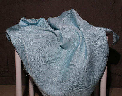 Embossed Jacquard Fabric: 3D Oil Painting Texture, 55'' Wide