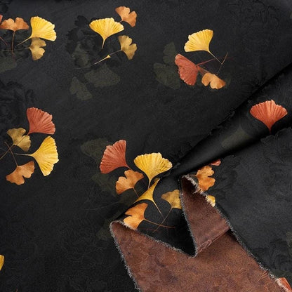 Ginkgo Rayon Shantung Fabric: Colorful Upholstery, Costume, & Decor