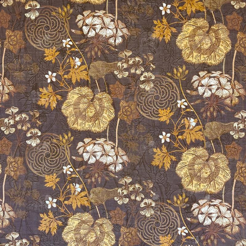 Gold Leaf Dream Tencel Ramie Fabric: Dressmaking, Upholstery, Costume - 59" Wide