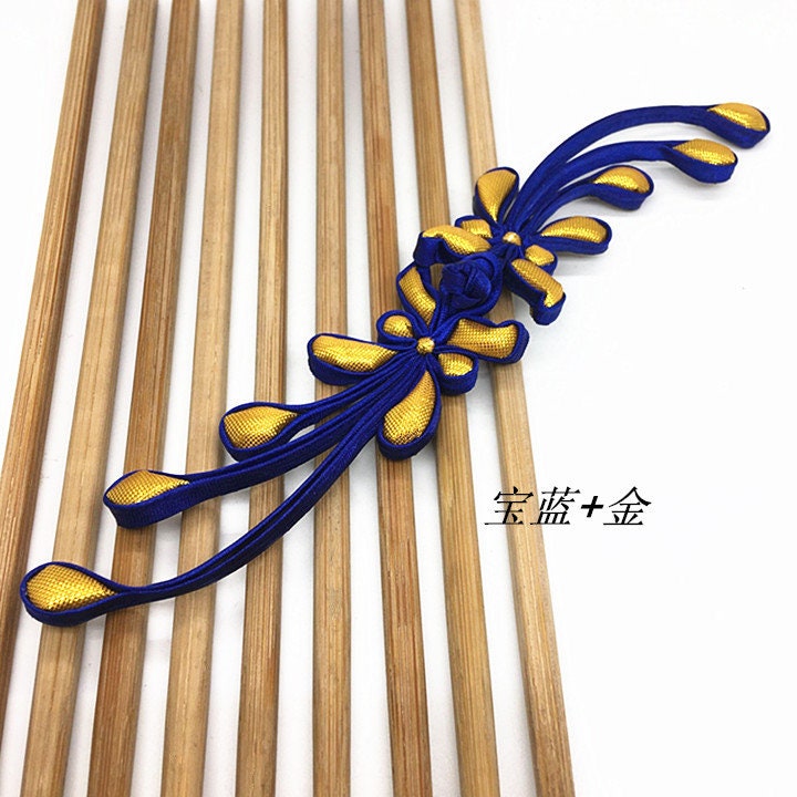 Grandes attaches de couture, nœuds décoratifs en queue de phénix, bouton brandebourg de cheongsam