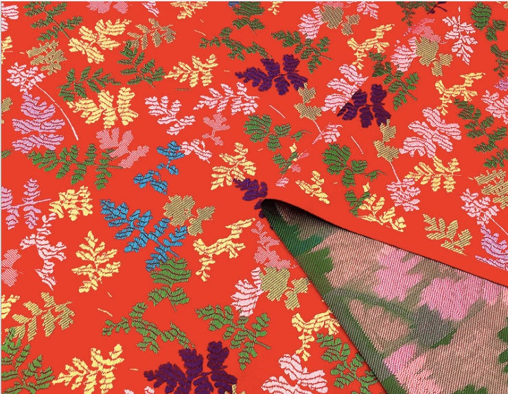 Christmas Jacquard Brocade Fabric: Holiday Sewing & Upholstery (29.5"W)