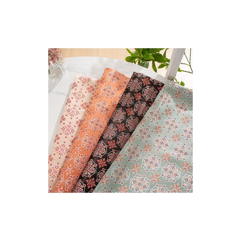 Jacquard Tibetan Brocade Fabric: High-Density Hanfu Vest Material