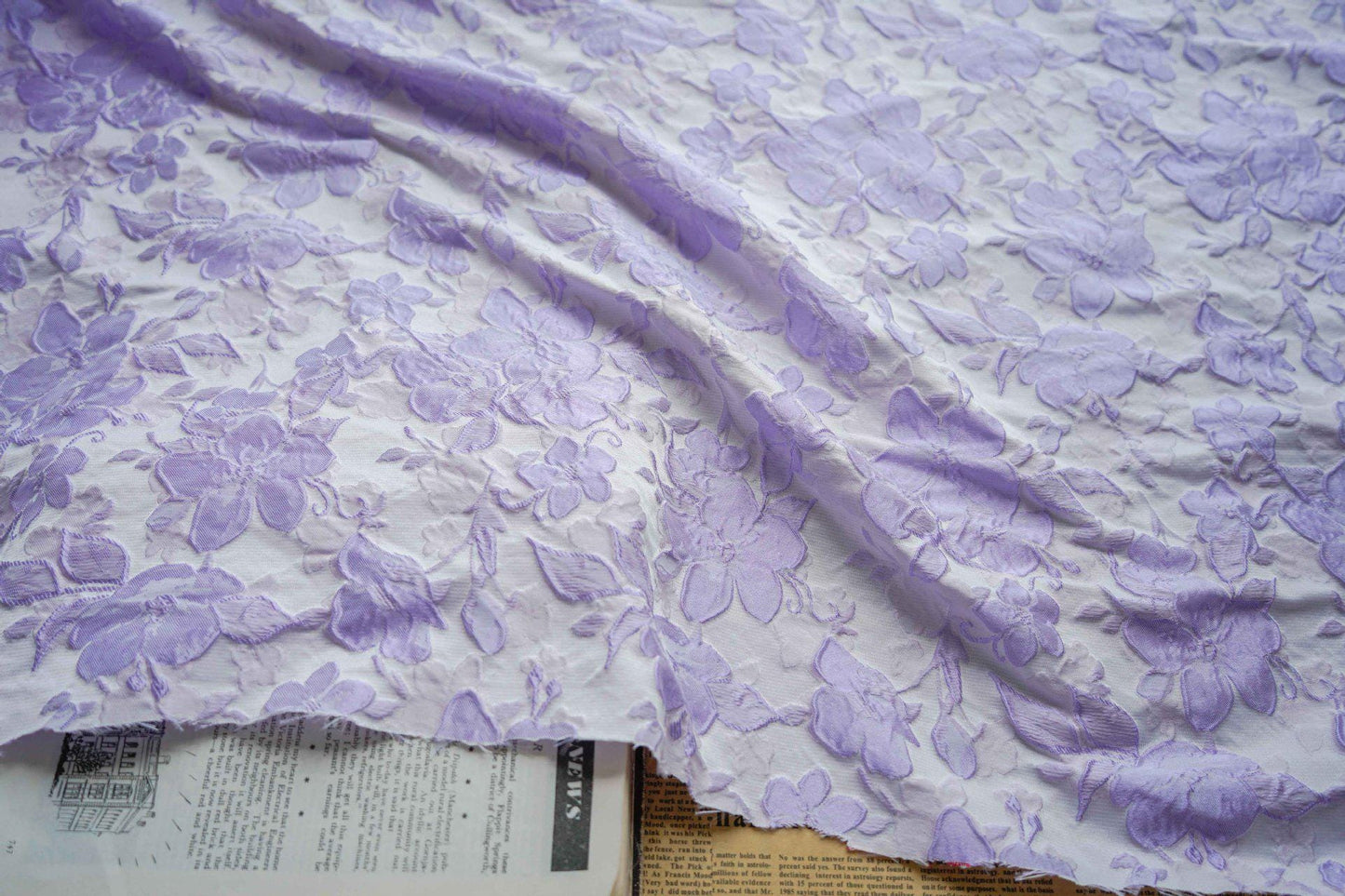 Gold Thread Jacquard Fabric: 3D Oil Painting Texture, Upholstery & Dress Sewing, 55" Wide