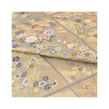 Nishijin Weaving Fabric: Japanese Style Silk Rayon Blend - 59"W - Poppylollipop