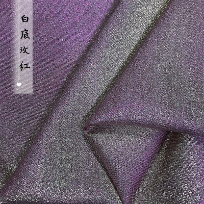 Gold Thread Gradient Jacquard Fabric: 58" Wide Polyester Brocade