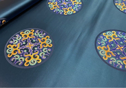 Damask Satin Fabric: Chinese Style Upholstery & Sewing Material