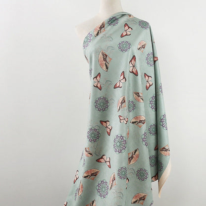 Floral Faux Suede Fabric: 59" Wide Polyester Upholstery