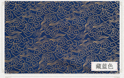 Tissu brocart jacquard nuage : Matière pour costumes de style japonais