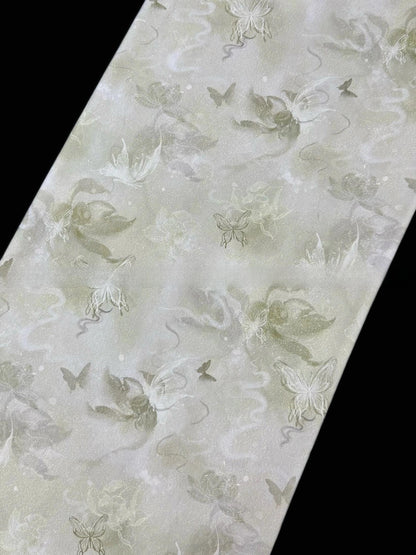 Tissu jacquard en rayonne à motif médaillon chinois et feuille d'or métallisée