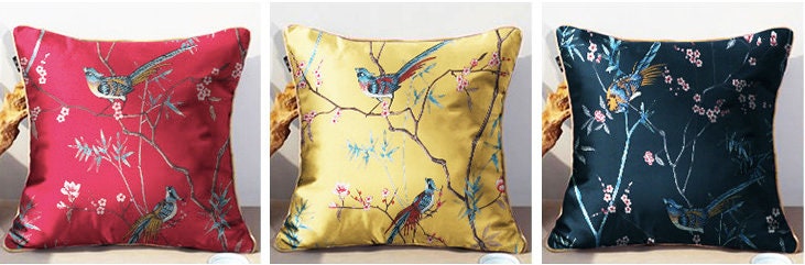 Bird Print Satin Fabric: Soft Polyester, 57" Wide, Apparel & Decor