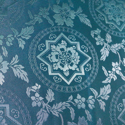 Floral Jacquard Brocade Fabric: Chinese Mongolian Style Rayon (29.5" Wide)