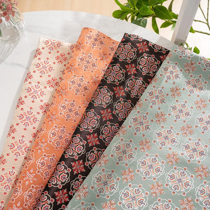 Jacquard Tibetan Brocade Fabric: High-Density Hanfu Vest Material