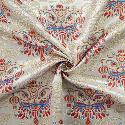 Song Brocade Fabric: Baoxiang Gold Thread Jacquard - Emperor Robe Style
