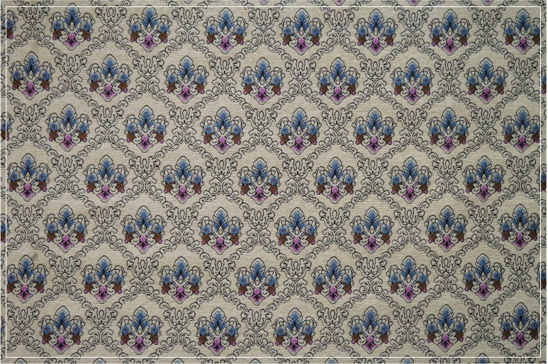 Chenille Upholstery Fabric: 60"W Palace Pattern Sewing Material