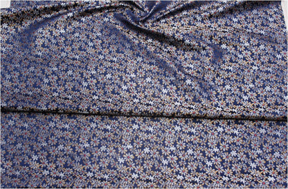 Tissu brocart à marguerites : mélange de soie et de rayonne pour cheongsam et qipao chinois