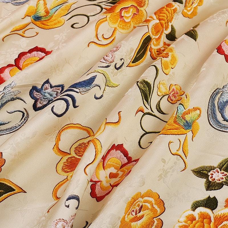 Tissu viscose shantung : 100 % rayonne, largeur 147 cm (58 po) – Costumes, décoration, couture