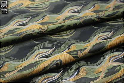 Waves KINRAN Jacquard Fabric: Japanese Style Sewing Material