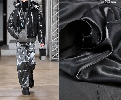 Water-Shine Metallic Luster Fabric: 57" Wide Mercerized Cotton Blend