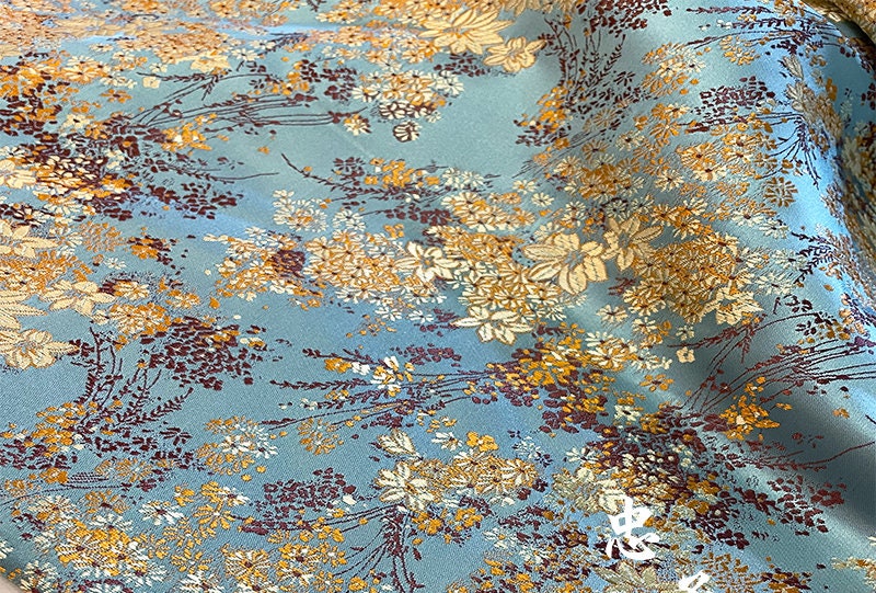 Chinese Brocade Fabric: Silk Rayon Blend for Cheongsam, Qipao