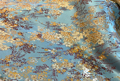 Chinese Brocade Fabric: Silk Rayon Blend for Cheongsam, Qipao