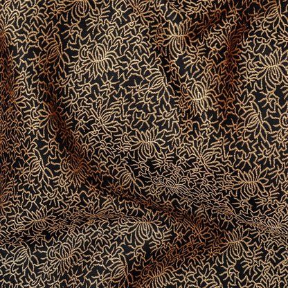 Nishijin Reversible Gold Damask Brocade Fabric: 29.5" Wide