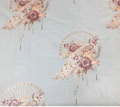 Jacquard Damask Fabric: 3D Designer Upholstery, Costume, Decor - 56" W