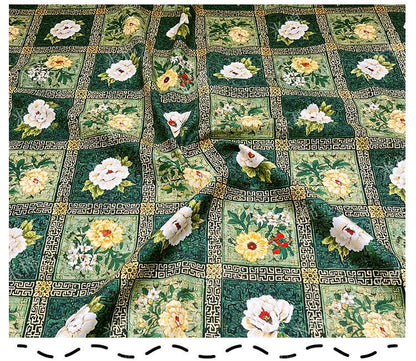 Floral Cotton Fabric ��� Botanical Print Sewing Materi" Wide