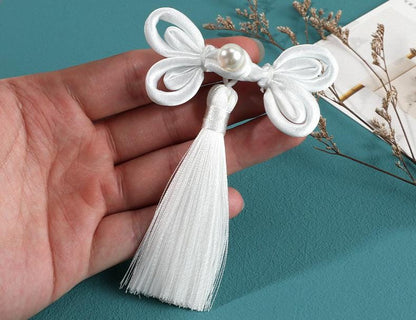 Handmade Chinese Knot Buttons: Satin Cheongsam Frog Closures