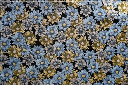 Tissu jacquard à motif floral : mélange de rayonne style vintage (160 cm de large)