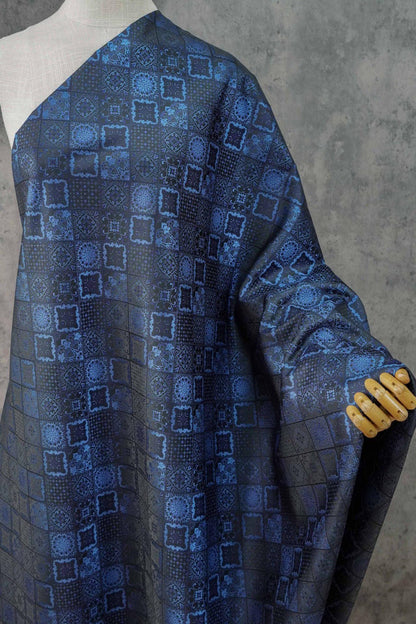 Tissu brocart à motifs floraux géométriques | Jacquard Cheongsam, 165 cm de large