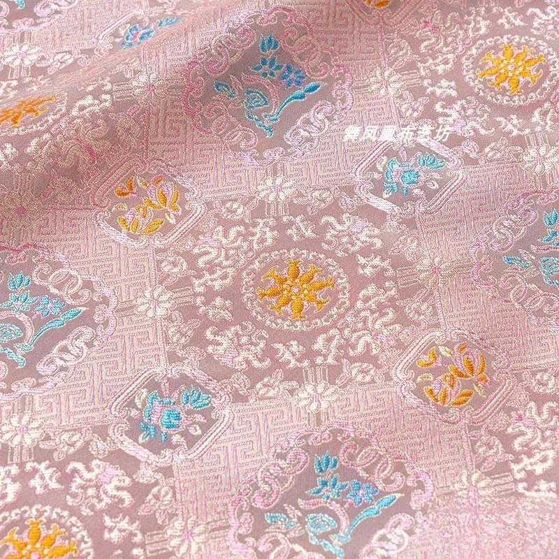 Song Brocade Fabric: Bada Xifeng Silk Blend, Upholstery, Costume, Decor
